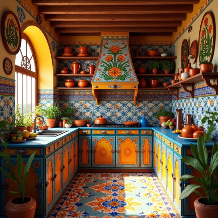 Hand Painted Mexican Tiles