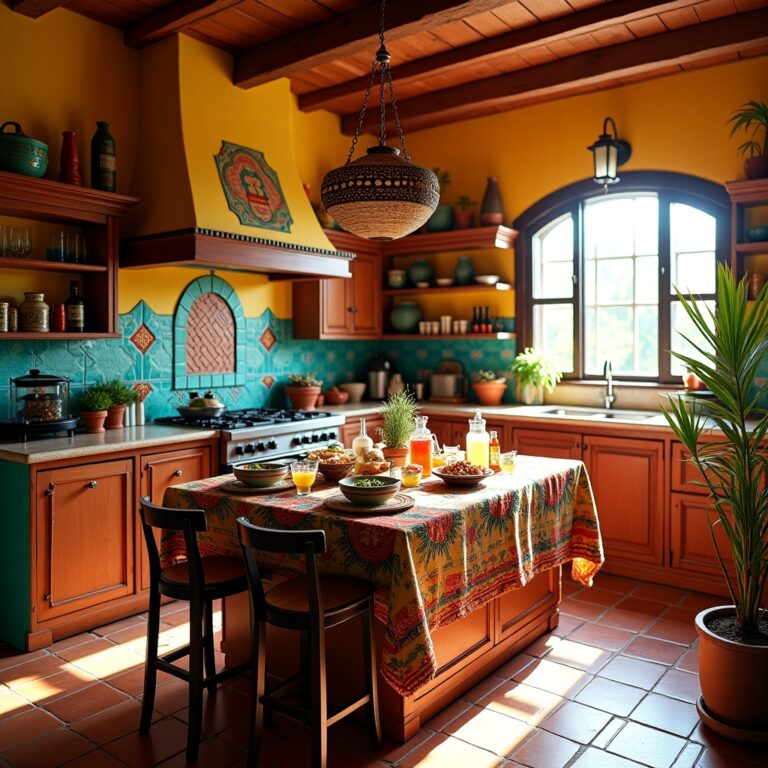 Mexican Kitchen Decor for Warm and Bright Homes