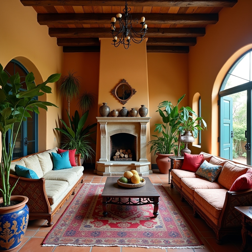 Hacienda living room